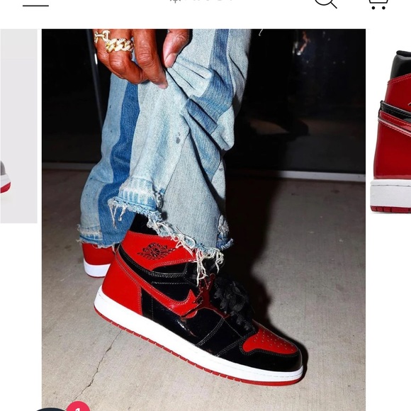 THE VAULT - NIKE AIR JORDAN 1 RETRO HIGH OG PATENT BRED - Picture 10 of 10